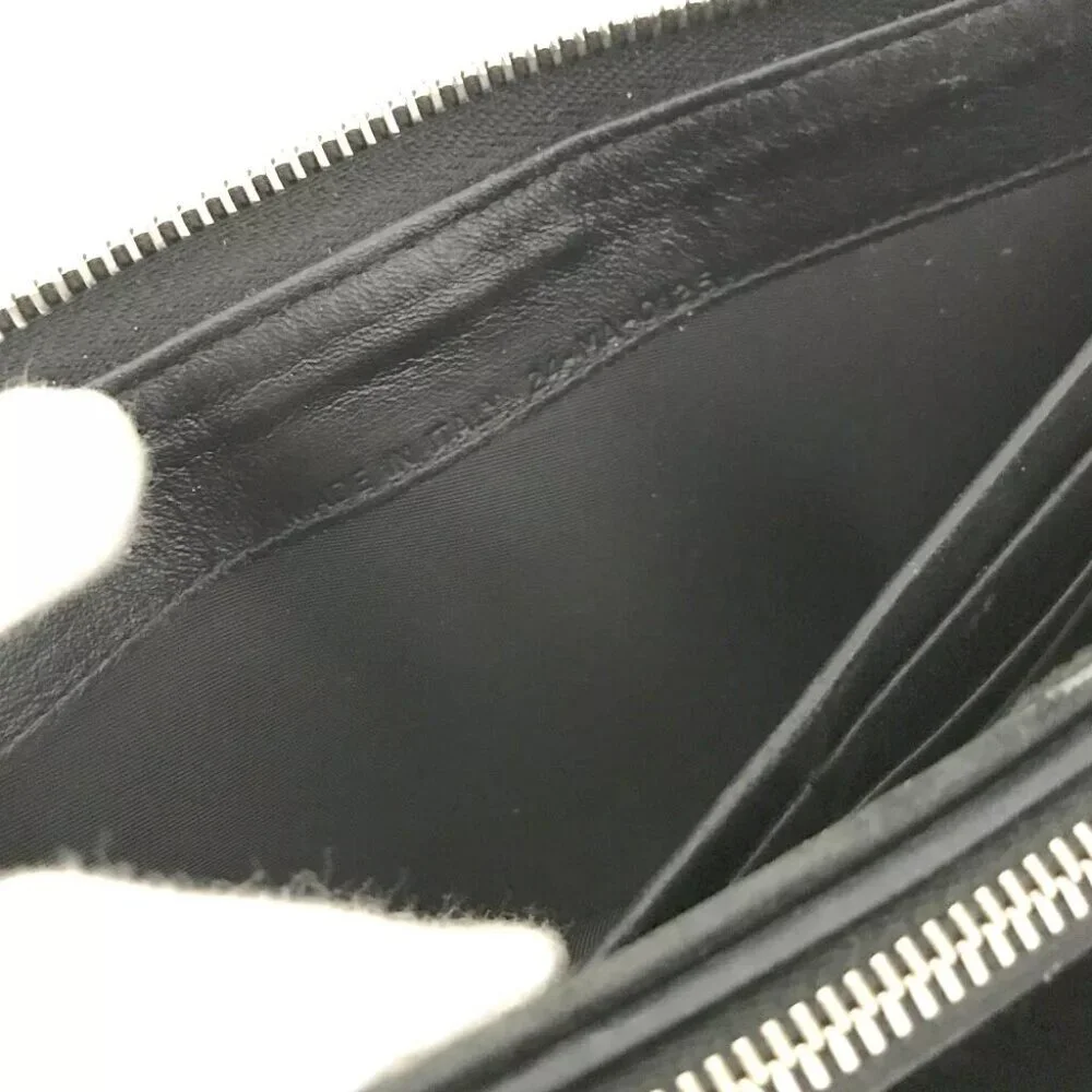 Christian Dior Diorama Patent Leather Long Zip Around Wallet/4Z1078